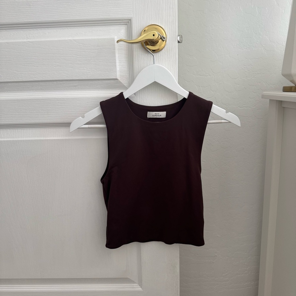Aritzia Contour Brown Muscle Tank Size Small